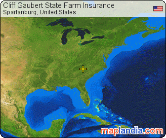 Cliff Gaubert State Farm Insurance satellite map