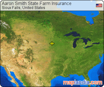 Aaron Smith State Farm Insurance satellite map