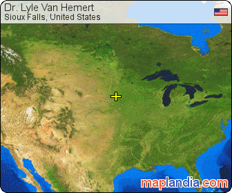 Dr. Lyle Van Hemert satellite map