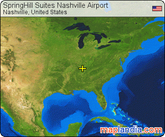SpringHill Suites Nashville Airport satellite map