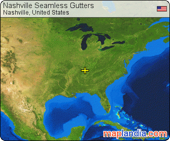 Nashville Seamless Gutters satellite map