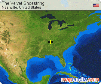 The Velvet Shoestring satellite map