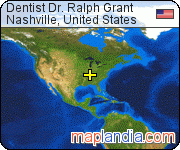 Dentist Dr. Ralph Grant satellite map