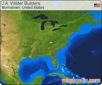 J.A. Wilder Builders satellite map