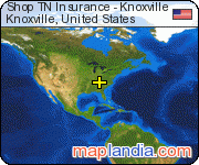 Shop TN Insurance - Knoxville satellite map