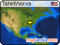 TshirtWorxs satellite map