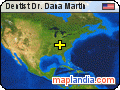 Dentist Dr. Dana Martin satellite map