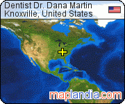 Dentist Dr. Dana Martin satellite map