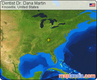 Dentist Dr. Dana Martin satellite map