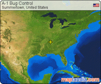 A-1 Bug Control satellite map