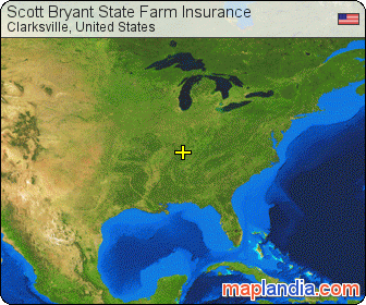 Scott Bryant State Farm Insurance satellite map