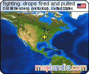 fighting. drops fired and pulled satellite map
