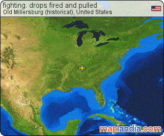 fighting. drops fired and pulled satellite map