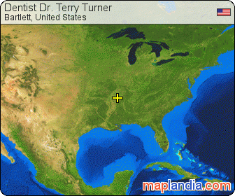 Dentist Dr. Terry Turner satellite map