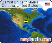 Dentist Dr. Keith Morris satellite map