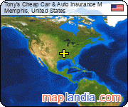 Tony's Cheap Car & Auto Insurance M satellite map