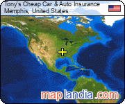 Tony's Cheap Car & Auto Insurance satellite map