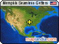 Memphis Seamless Gutters satellite map