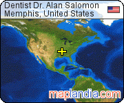 Dentist Dr. Alan Salomon satellite map