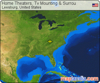 Home Theaters, Tv Mounting & Surrou satellite map