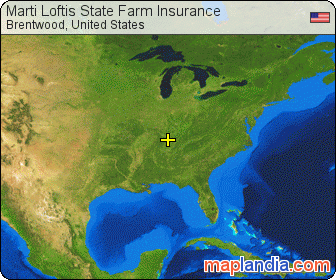 Marti Loftis State Farm Insurance satellite map