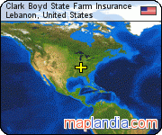 Clark Boyd State Farm Insurance satellite map