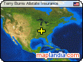 Terry Burns Allstate Insurance satellite map