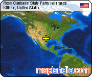 Ross Caviness State Farm Insurance satellite map