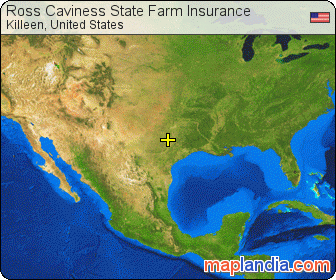 Ross Caviness State Farm Insurance satellite map