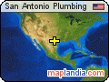 San Antonio Plumbing satellite map