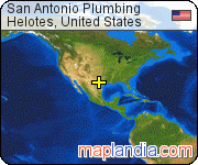 San Antonio Plumbing satellite map