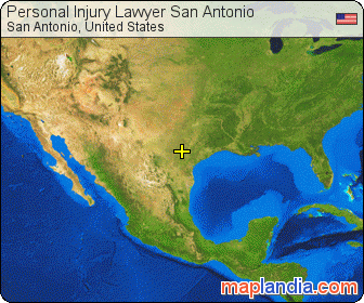 Personal Injury Lawyer San Antonio satellite map