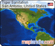 Tiger Sanitation satellite map