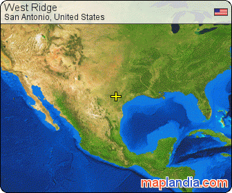 West Ridge satellite map