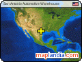 San Antonio Automotive Warehouse satellite map