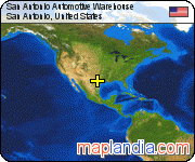 San Antonio Automotive Warehouse satellite map