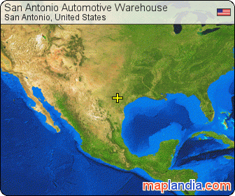 San Antonio Automotive Warehouse satellite map