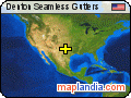 Denton Seamless Gutters satellite map