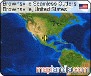 Brownsville Seamless Gutters satellite map