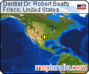 Dentist Dr. Robert Beatty satellite map