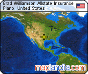 Brad Williamson Allstate Insurance satellite map