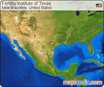 Fertility Institute of Texas satellite map