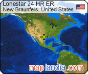 Lonestar 24 HR ER satellite map