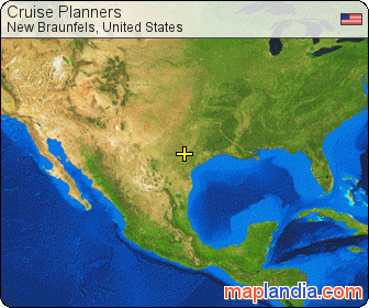 Cruise Planners satellite map