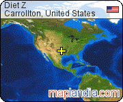 Diet Z satellite map