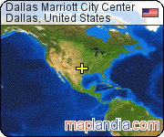 Dallas Marriott City Center satellite map