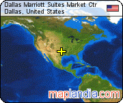 Dallas Marriott Suites Market Ctr satellite map
