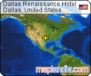 Dallas Renaissance Hotel satellite map