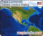 Pass Locksmith satellite map