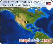 Law Firm of Frank A. Perez, PC satellite map